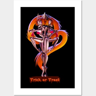 Indigo Trick or Treat Posters and Art